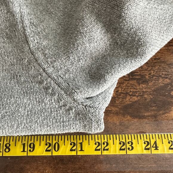 Goodfellow Co Sweater Hoodie Medium Gray Cotton Blend Oversized Skater Lounge - Picture 3 of 8
